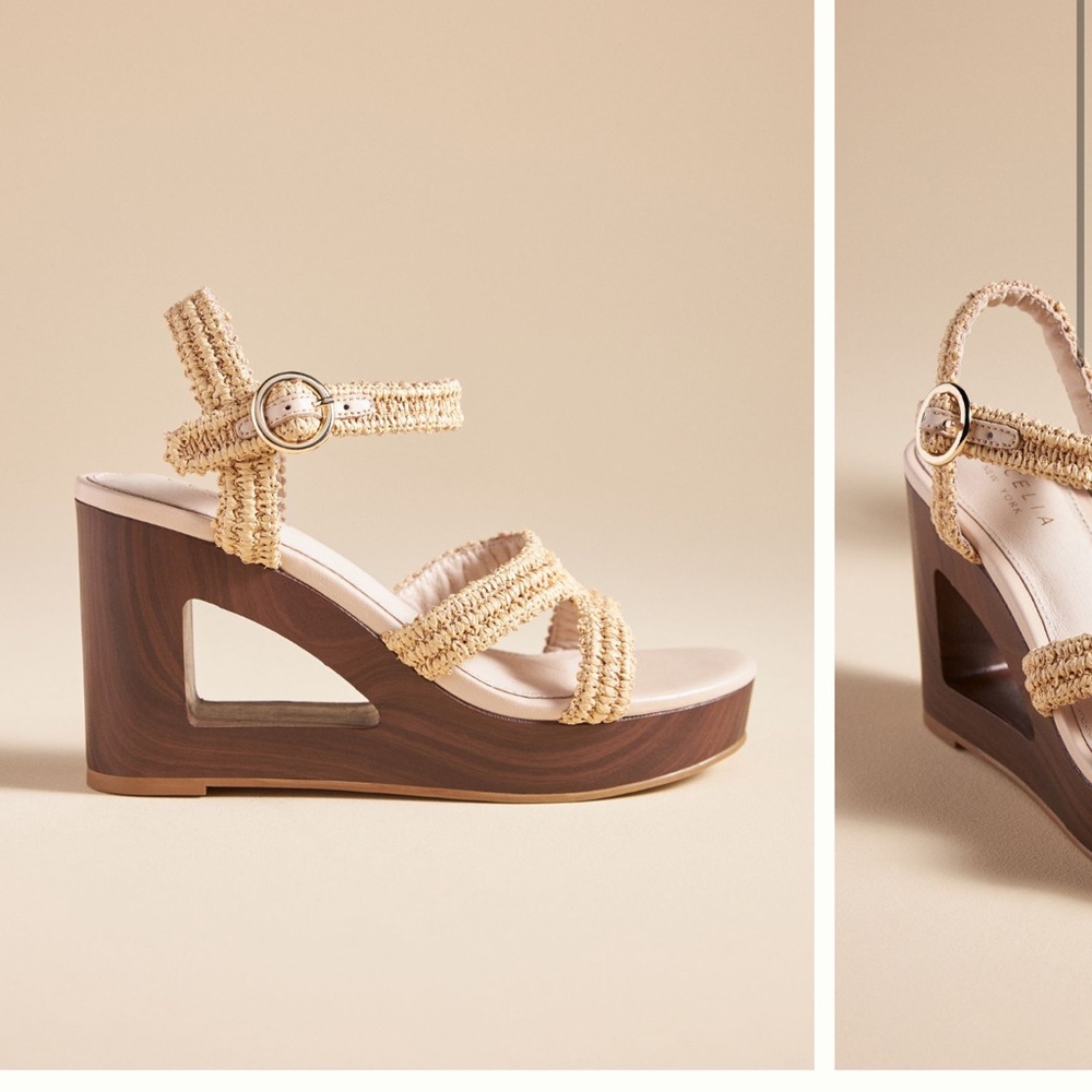 Cecelia New York Nebra Cutout Wedge Heels
